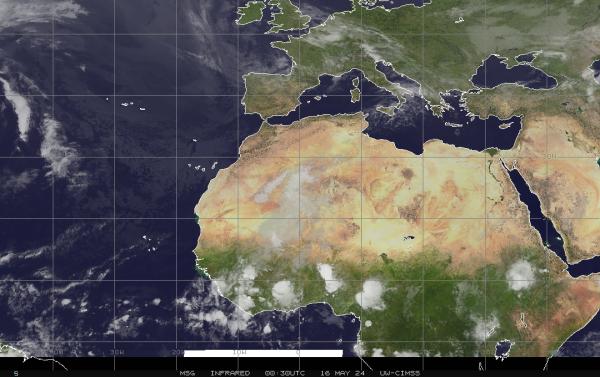 Katar Vremenska prognoza, Satelitska karta vremena 