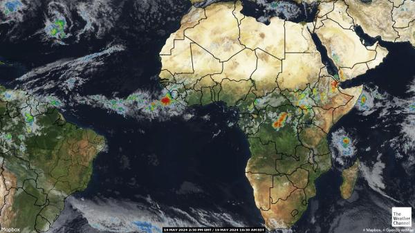 Ruanda Vremenska prognoza, Satelitska karta vremena 