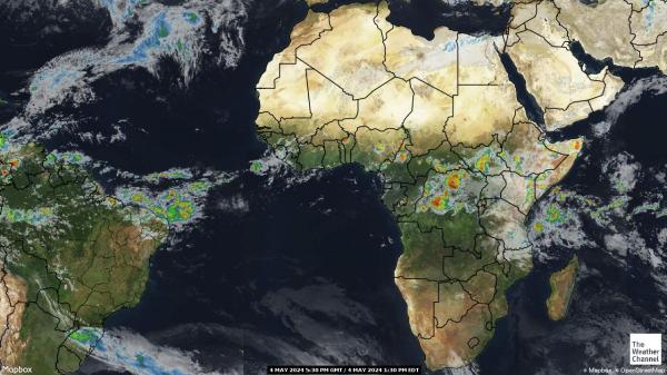 Rwanda Weather Cloud Map 