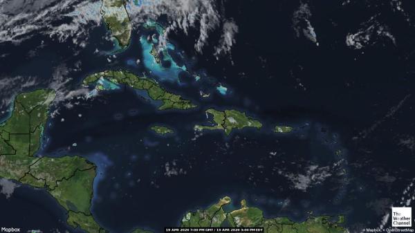 Saint Barthélemy Ilm pilv kaart 