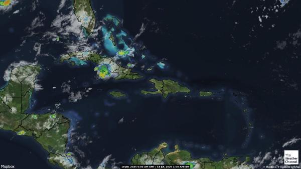 Saint Barthélemy Weather Cloud Map 
