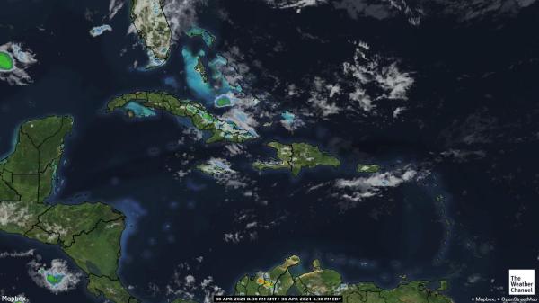 Сент-Китс и Невис Погода облако карту 