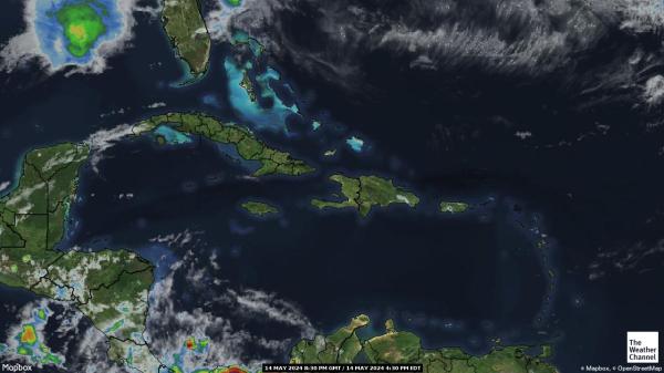 Saint Vincent dan Grenadines Peta Cuaca Awan 
