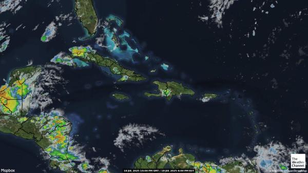 Saint Vincent and the Grenadines Weather Cloud Map