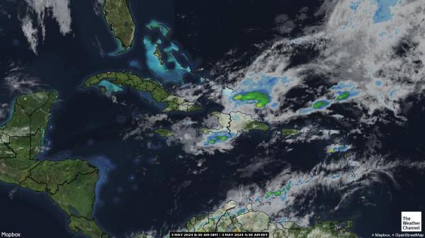Сент-Винсент и Гренадины Погода облако карту 