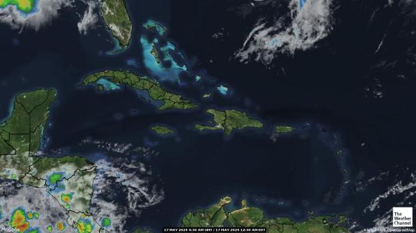 Άγιος Βικέντιος και Γρεναδίνες Καιρός σύννεφο χάρτη 