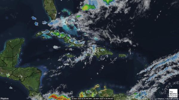Sveti Vincent i Grenadini Vremenska prognoza, Satelitska karta vremena 