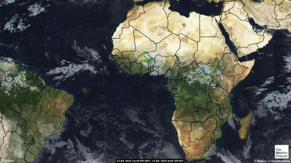 São Tomé and Príncipe Weather Cloud Map 