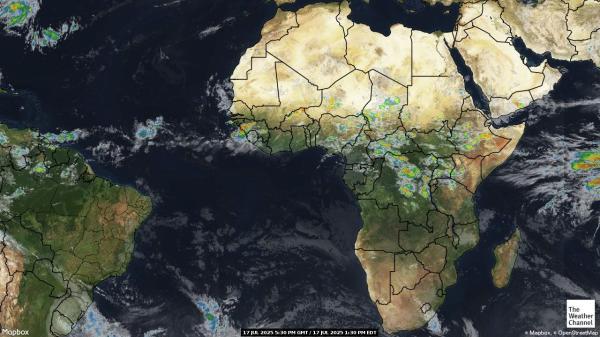 Sao Tome i Principe Vremenska prognoza, Satelitska karta vremena 