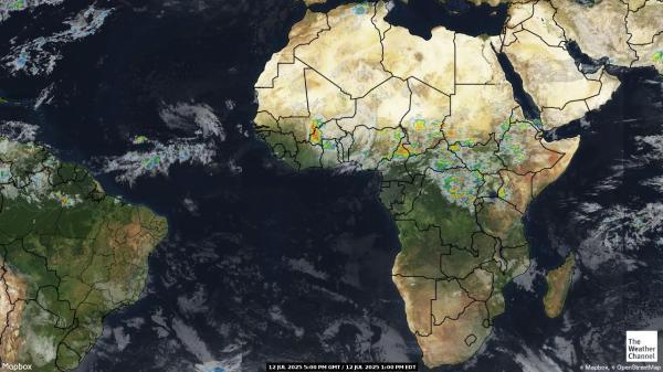 Sao Tome i Principe Vremenska prognoza, Satelitska karta vremena 
