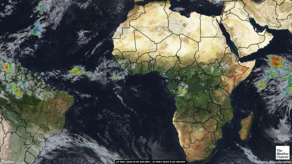 Sao Tome ve Principe Hava bulut haritası 