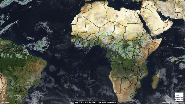São Tomé and Príncipe Weather Cloud Map 