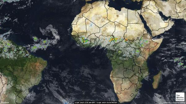 Sao Tome i Principe Vremenska prognoza, Satelitska karta vremena 