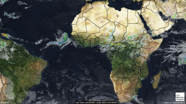 Sao Tome i Principe Vremenska prognoza, Satelitska karta vremena 