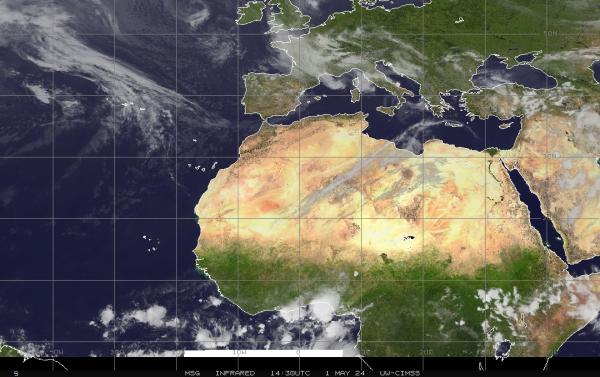 Саудитска Арабия времето облачна карта 