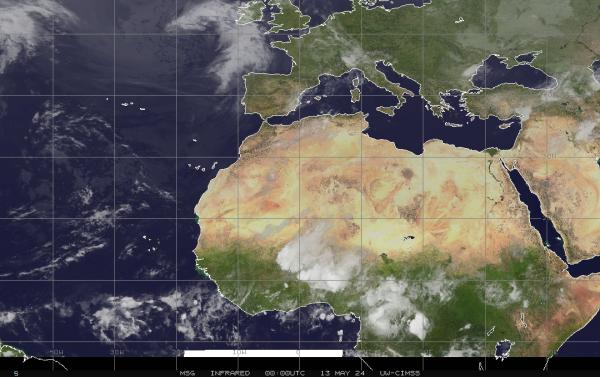 Saudi Arabia Previsão do tempo nuvem mapa 