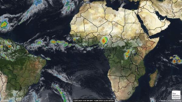 Sierra Leone Vremenska prognoza, Satelitska karta vremena 
