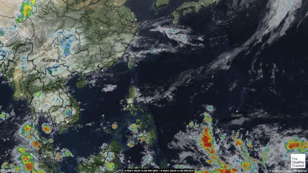 Сингапур времето облачна карта 