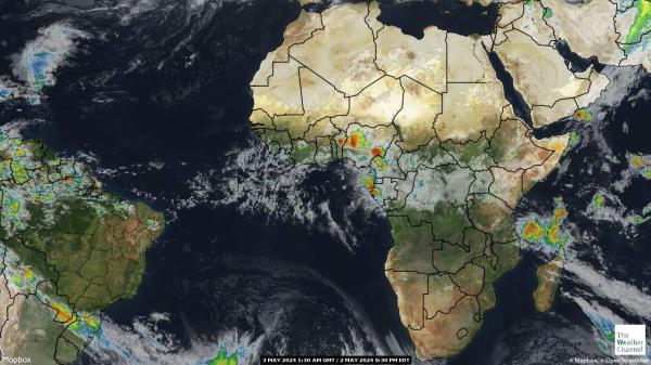 Somálsko Počasí mrak mapy 