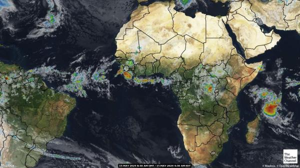 Somalia Peta Cuaca Awan 