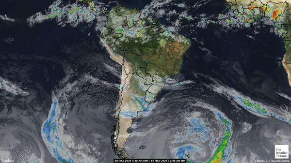 Južna Amerika Vremenska prognoza, Satelitska karta vremena 