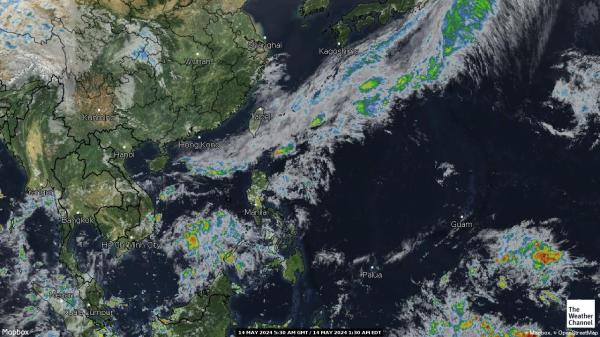 Južna Koreja Vremenska prognoza, Satelitska karta vremena 