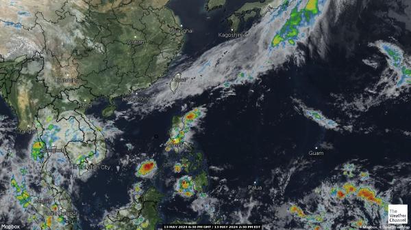 Južna Koreja Vremenska prognoza, Satelitska karta vremena 