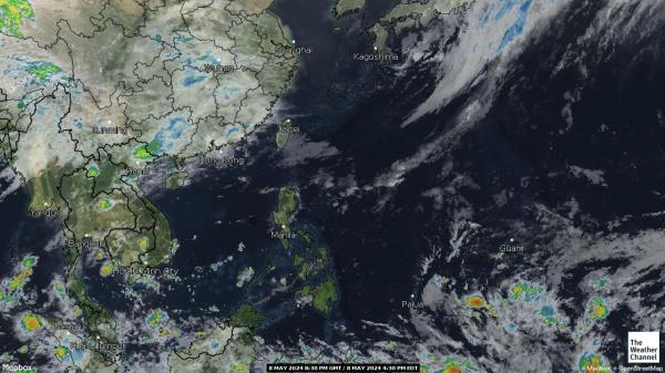 Южная Корея Погода облако карту 