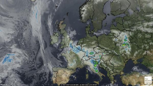 İspanya Hava bulut haritası 