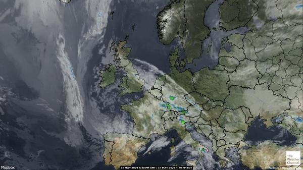 Spain Weather Cloud Map 