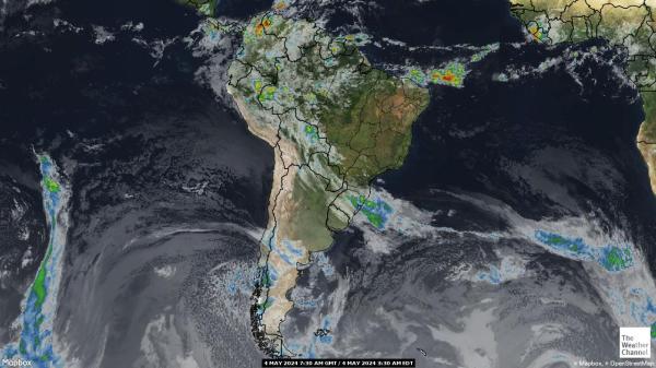 Suriname Weather Cloud Map 