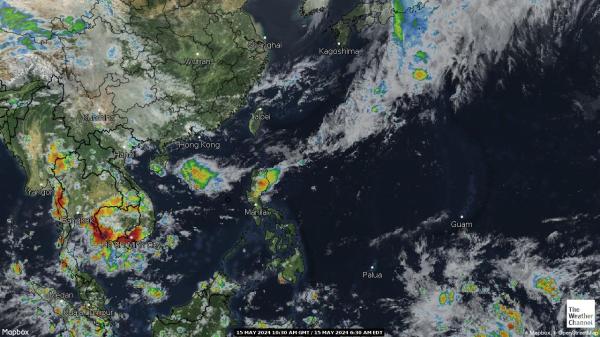 Tajvan Vremenska prognoza, Satelitska karta vremena 