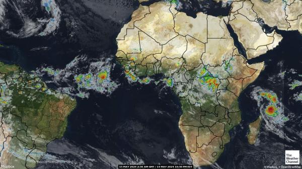 Tanzania Weather Cloud Map 