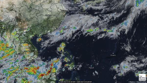 Tajland Vremenska prognoza, Satelitska karta vremena 