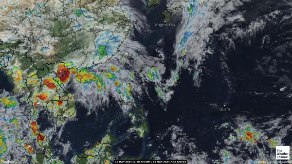 Tajland Vremenska prognoza, Satelitska karta vremena 