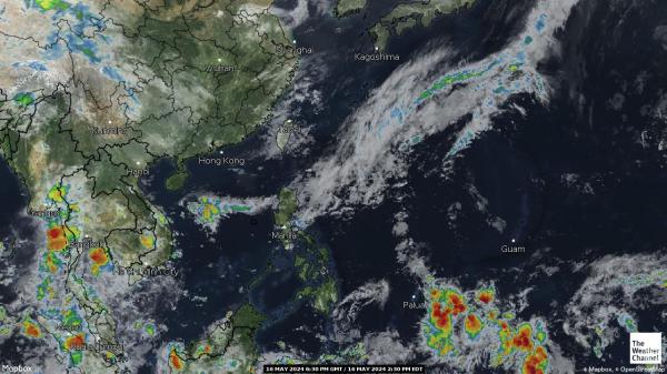تھائی لینڈ موسم بادل کا نقشہ 