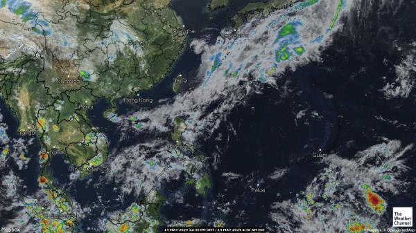 タイ 天気クラウドマップ 