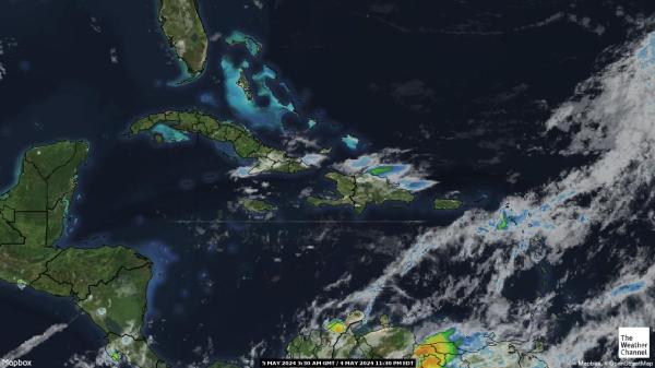 Trinidad and Tobago Weather Cloud Map 