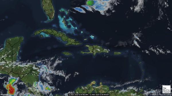 Trinidad i Tobago Vremenska prognoza, Satelitska karta vremena 