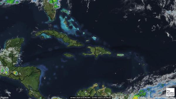 Trinidad i Tobago Vremenska prognoza, Satelitska karta vremena 