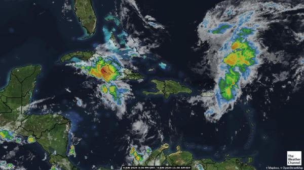 特立尼達和多巴哥 天氣雲圖 