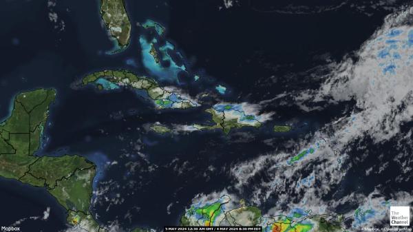 Trinidad and Tobago Weather Cloud Map 