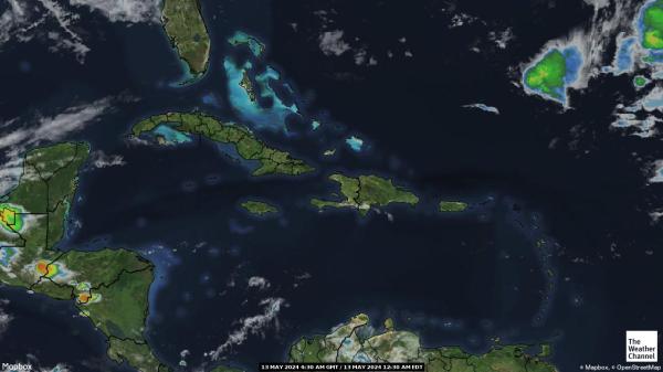 Turks and Caicos Islands Weather Cloud Map 