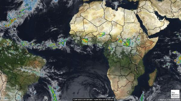 Uganda Vremenska prognoza, Satelitska karta vremena 