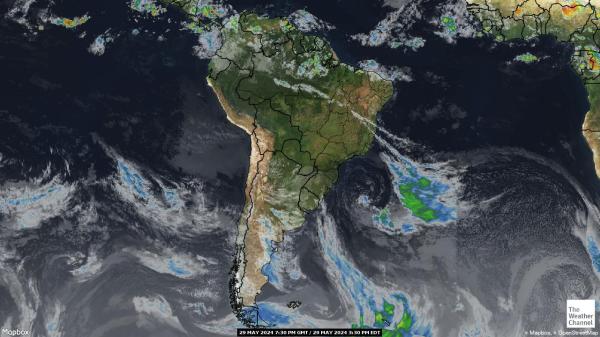 أوروغواي خريطة الطقس سحابة 