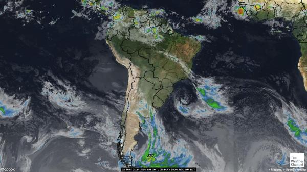 Uruguay Vær sky kart 