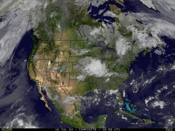 美國亞利桑那州 天氣雲圖 
