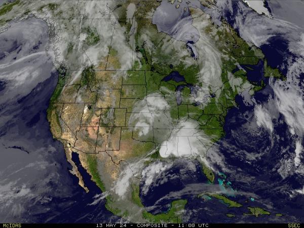 美國加利福尼亞 天氣雲圖 