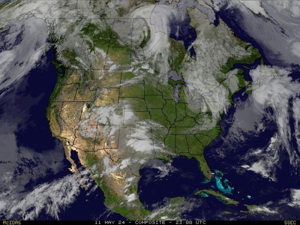 ΗΠΑ Κολοράντο Καιρός σύννεφο χάρτη 