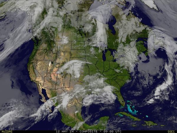 USA Delaware Chmura pogoda mapa 